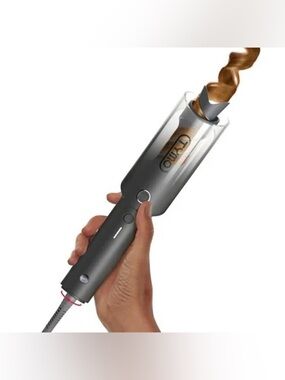 NWT TYMO CURLPRO Automatic Curling Iron, Rotating 1” Curling Wand, Black Fade